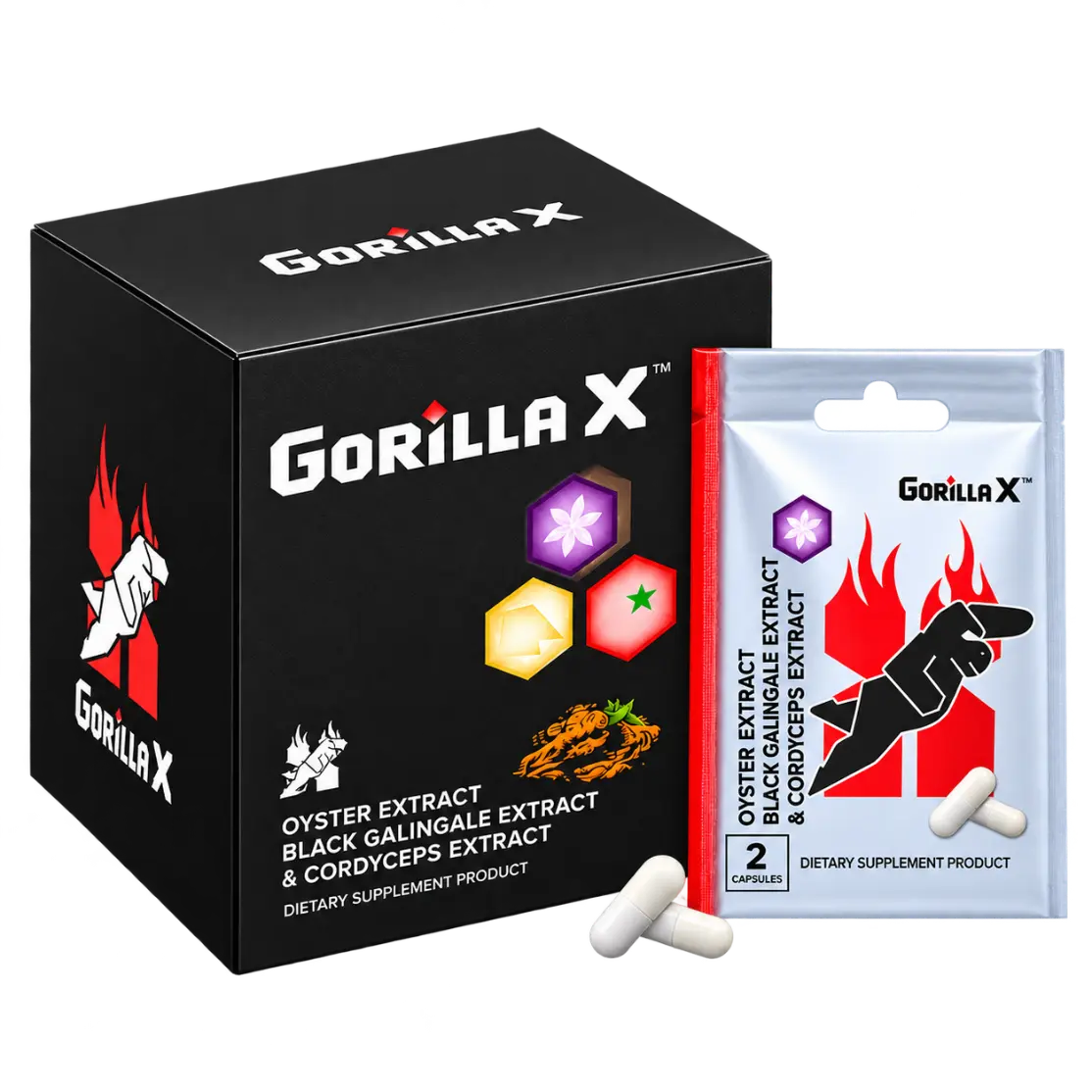 GorillaX Capsule ยกกล่อง 10 ซอง